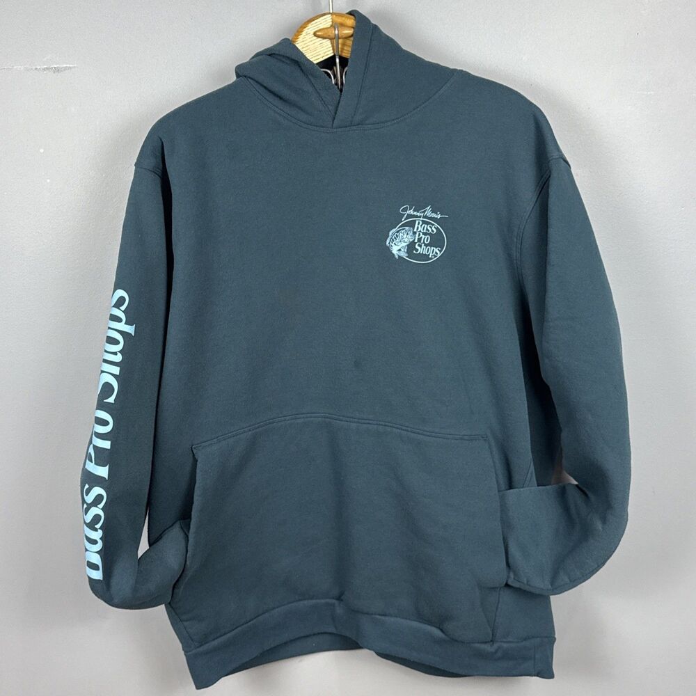 Johnny Morris Bass Pro Shop 2XL Green Thick Hoodie